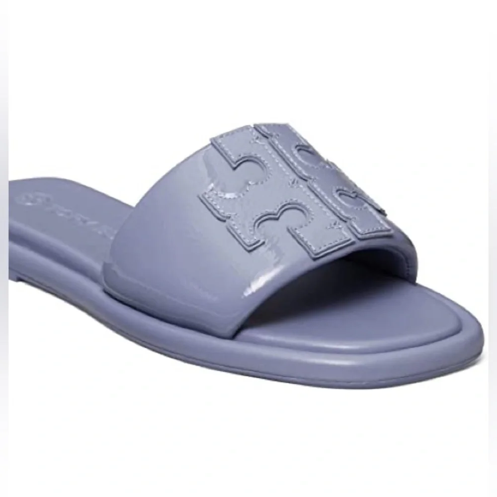 NIB Tory Burch  T-sport slide in blue Size: 7